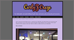 Desktop Screenshot of carlyzcraze.com